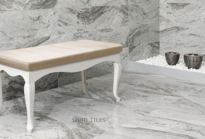 Misto Grey Porcelain tile - Image 2