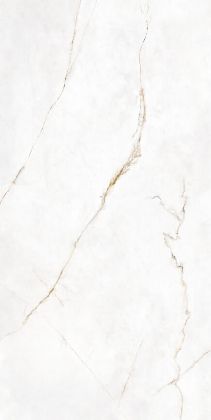 Dubai Gold porcelain slab with soft gold veining and satin finish, size 4ft x 9ft, made in Italy